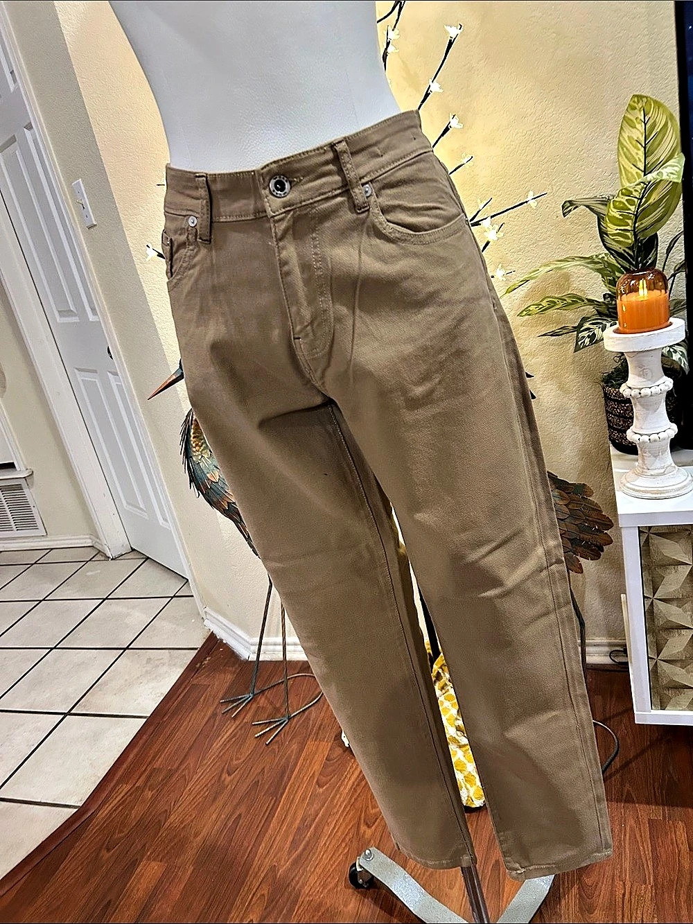 GAS Men's Cargo Pants in Brown NWT